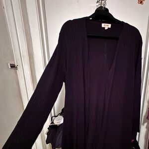 EVRI Women's Black Cardigan Sweater